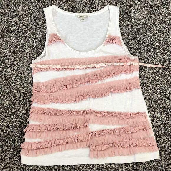 BANANA REPUBLIC-LACE COVERED FRONT SLESS TOP - B5 - Picture 9 of 12